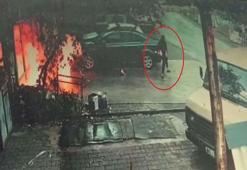 Tamirhanede otomobil alev aldı: 2 yaralı