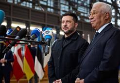 Ukrayna Devlet Başkanı Zelenskiy ile AB Konseyi Başkanı Costa, Brüksel’de bir araya geldi