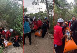 AFAD, ormanda mahsur kalan turisti kurtardı