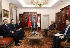 Numan Kurtulmuş, TÜRKPA Genel Sekreteri Hasan'ı kabul etti