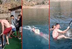 3 gündür aranan İrlandalı turistin baraj gölüne girdiği görüntüler ortaya çıktı