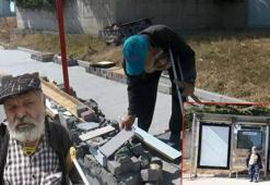 Otobüs durağına öğrenciler için taştan bank yapmıştı, bu kez İETT'den karşı kaldırıma durak istedi