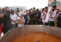 Kayseri’de 1 ton pastırmalı kuru fasulye ikramı