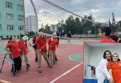 Serebral palsili Cemre'nin en büyük hayali milli voleybolcu olmak