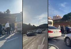 Maltepe'de düğün konvoyunda yolu kapatıp horon oynadılar