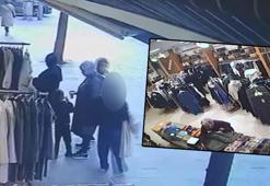 Sultangazi’de kendisi mağazada ürünlere baktı; dışarıda bekleyen çocuk hırsızlık yaptı