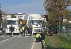 TIR, kırmızı ışıkta bekleyen otomobile çarptı; 5 yaralı