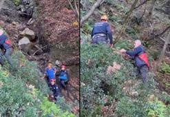 Uludağ'da kestane toplarken mahsur kalan 3'ü çocuk 4 kişi kurtarıldı