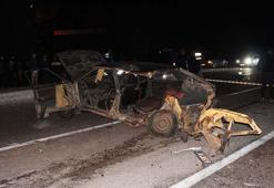 Çankırı'da iki otomobil çarpıştı: 1 ölü, 3 yaralı