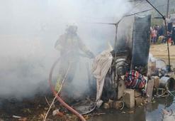 Hatay’da konteyner yangınında dumandan etkilenen bebek öldü