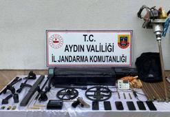 Aydın'da sit alanında kaçak kazıya 6 gözaltı