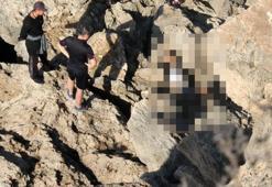 Falezlerde cansız bedeni bulundu