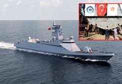 Milli hücumbotun gövdesi kızağa alındı