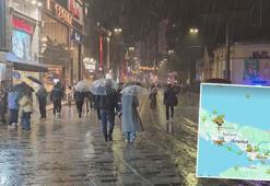 İstanbul'da sağanak yağış etkili oldu