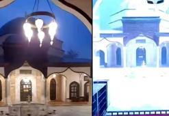 Bursa'da tarihi Emirsultan Camii’nin kubbesine yıldırım düştü