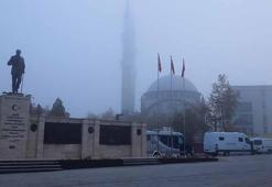 Keşan’da sis etkili oldu