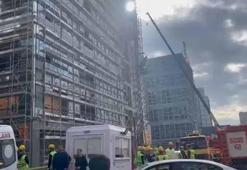 Bahçelievler'de inşaatın yük asansörü düştü; 8 yaralı