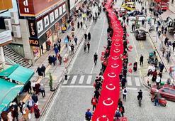 Rize’de Cumhuriyet Bayramı kutlamaları yürüyüşle başladı