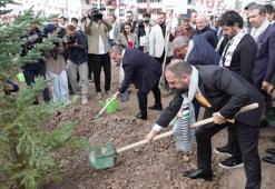 Ankara'da Filistinli şehit gazeteciler anısına fidanlık oluşturuldu