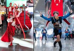 İstanbul Havalimanı'nda Cumhuriyet Bayramı coşkusu