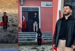 Konya'da 1 öğretmenli, 1 öğrencili okulda 29 Ekim töreni