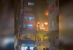 Beyoğlu'nda kız isteme töreninde atılan havai fişek evi yaktı: 8 yaralı