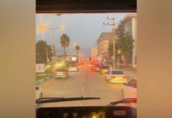 Osmaniye’de duyarlı sürücüler, itfaiyeye koridor oluşturdu