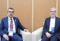 Bakan Tekin, İranlı mevkidaşı Sarraf ile görüştü