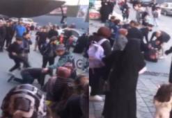 Sultangazi'de çocuğu taciz ettiği öne sürülen kişiyi mahalleli darbetti