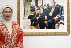 Emine Erdoğan, Vakıfbank Sanat Galerisi'nin açılışına katıldı
