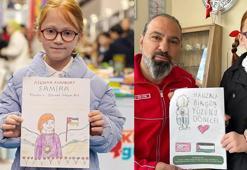 9 yaşındaki Aslıhan, yazdığı hikaye kitabının gelirini Filistin'e bağışlayacak