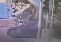 Yola beton döken mikserin sürücüsüne para cezası