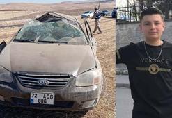 Otomobil, şarampole devrildi; Abdullah öldü, sürücü yaralı