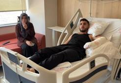 Çalıştığı iş yerinde besledikleri köpeğin saldırısında yaralandı