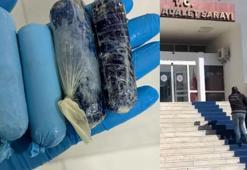 Vücudundaki 140 gram uyuşturucu radyolojik muayeneyle tespit edilen şüpheli tutuklandı