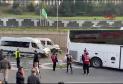 Trabzonspor taraftarları Galatasaray maçı için RAMS Park'a geldi