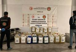 Gürbulak Gümrük Kapısı'nda 721 kilo sıvı metamfetamin ele geçirildi