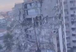 Diyarbakır’da ağır hasarlı 8 katlı bina, yıkım sırasında çöktü