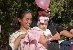 Balonlar, kampanyası tamamlanan SMA'lı Gökçe Zeren bebek için uçuruldu