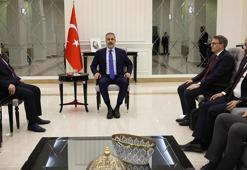 Bakan Fidan, Irak Türkmen Cephesi Başkanı Ağaoğlu ile görüştü