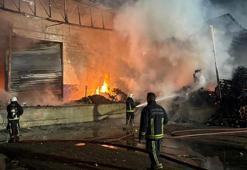 Antalya'da paketleme fabrikasında yangın