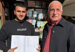 Tokat’ta haırsever, bakkalın veresiye defterindeki 149 bin TL'lik borcu ödedi