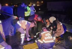 İki otomobil kafa kafaya çarpıştı: 7 yaralı