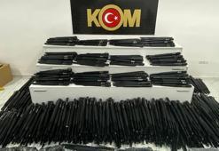 Konya’da yüzlerce tüfek ve tabanca ile silah parçaları ele geçirildi