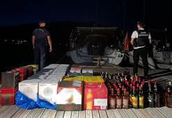 Marmaris açıklarında kaçakçılık operasyonu