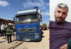 Lastiğini değiştirdiği TIR'ın altında kalan şoför, yaşam mücadelesini kaybetti