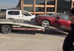 Ankara’da hurda araç temizliği; 13 araç trafikten men edildi
