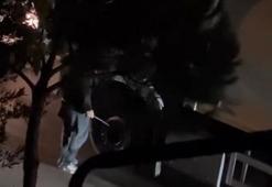 Ataşehir'de çöp kamyonu şoförüne levyeli saldırı; kavga kamerada