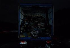 Kuzey Marmara Otoyolu’nda seyir halindeki kamyon alev aldı