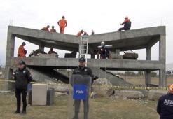 Erzincan’da deprem tatbikatı